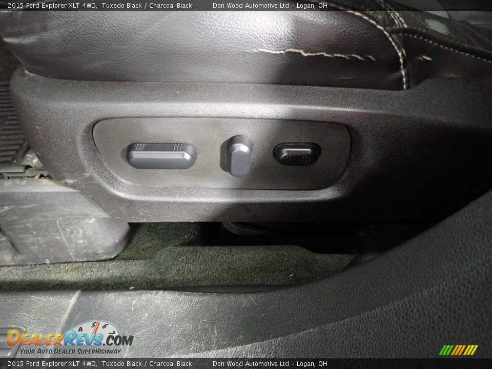 2015 Ford Explorer XLT 4WD Tuxedo Black / Charcoal Black Photo #22