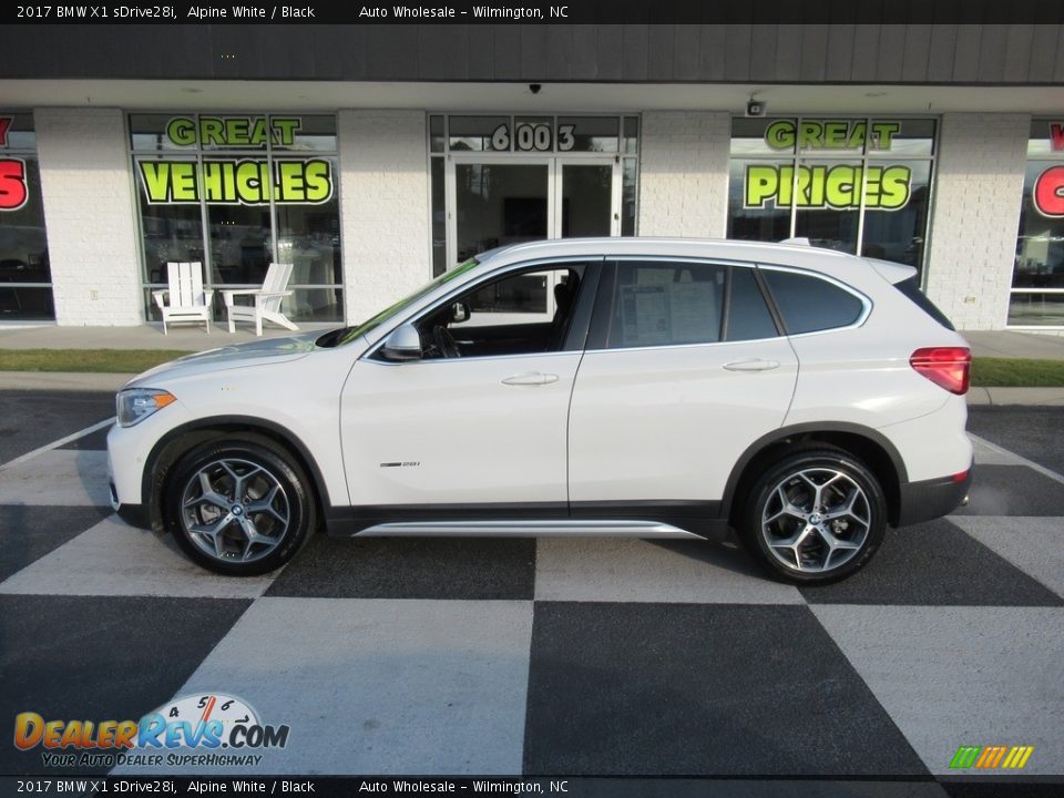 2017 BMW X1 sDrive28i Alpine White / Black Photo #1