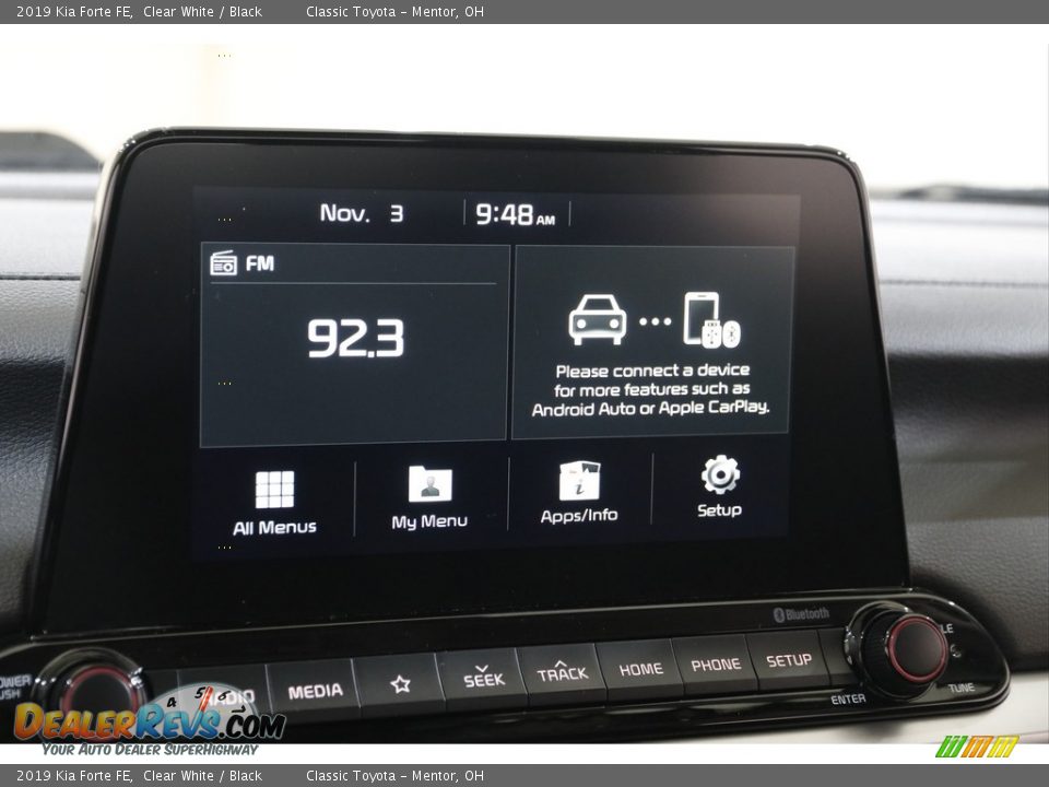 2019 Kia Forte FE Clear White / Black Photo #9