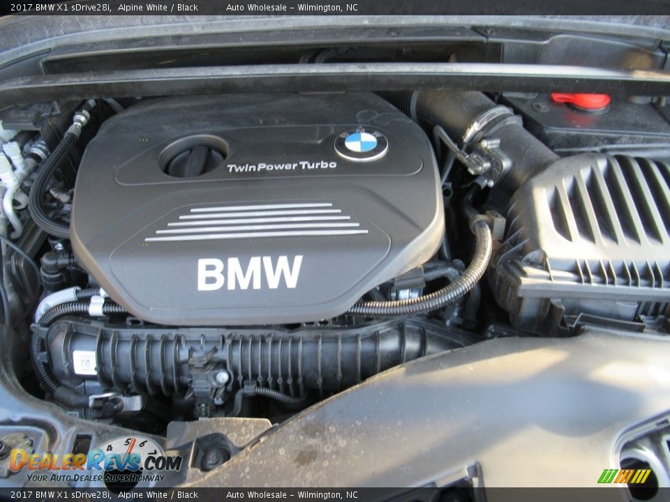 2017 BMW X1 sDrive28i Alpine White / Black Photo #6