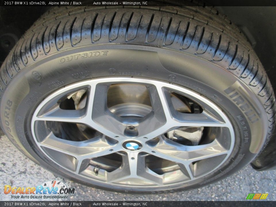 2017 BMW X1 sDrive28i Alpine White / Black Photo #7