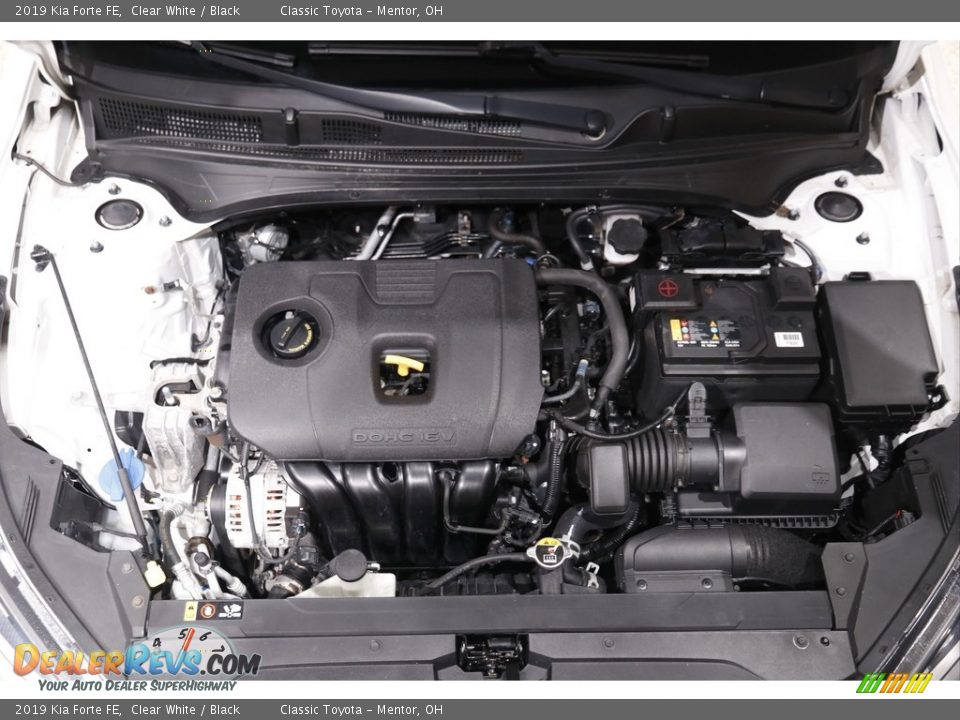 2019 Kia Forte FE Clear White / Black Photo #16