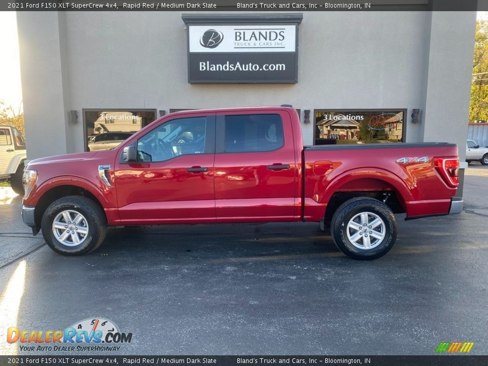 2021 Ford F150 XLT SuperCrew 4x4 Rapid Red / Medium Dark Slate Photo #1