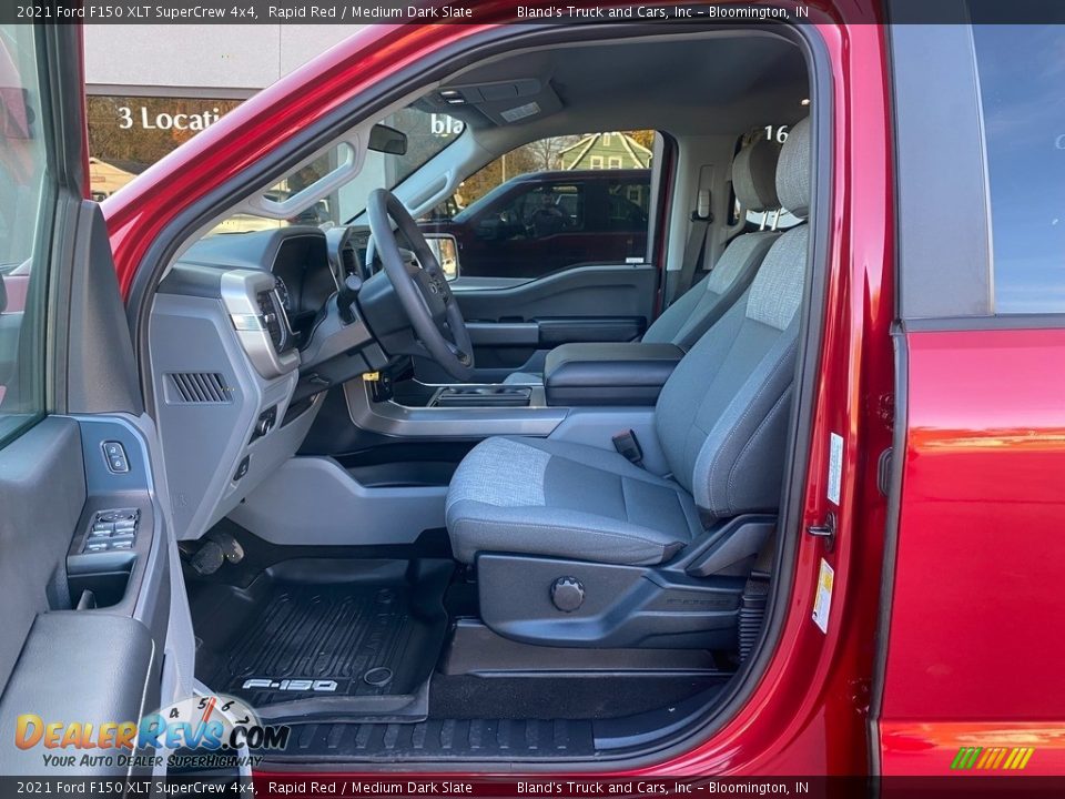 2021 Ford F150 XLT SuperCrew 4x4 Rapid Red / Medium Dark Slate Photo #11