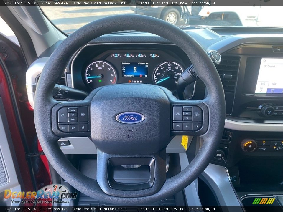 2021 Ford F150 XLT SuperCrew 4x4 Rapid Red / Medium Dark Slate Photo #13