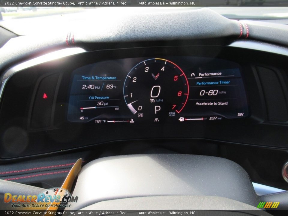 2022 Chevrolet Corvette Stingray Coupe Gauges Photo #16