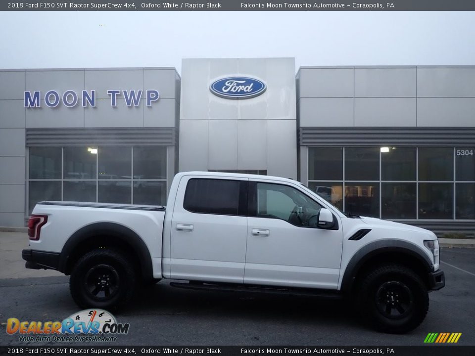 2018 Ford F150 SVT Raptor SuperCrew 4x4 Oxford White / Raptor Black Photo #1