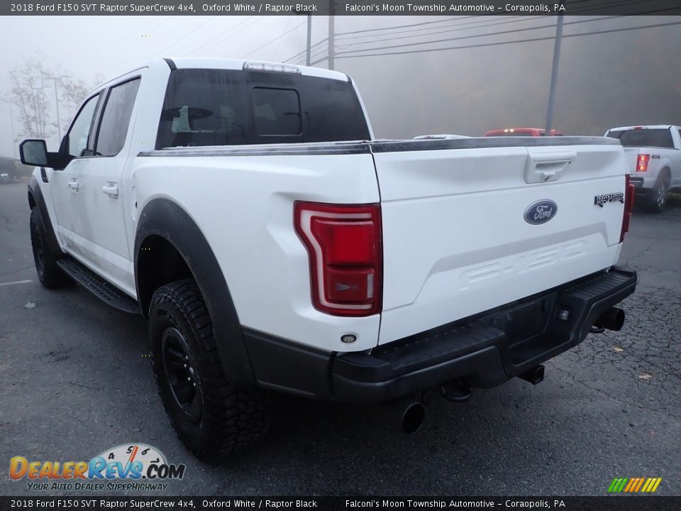 2018 Ford F150 SVT Raptor SuperCrew 4x4 Oxford White / Raptor Black Photo #4