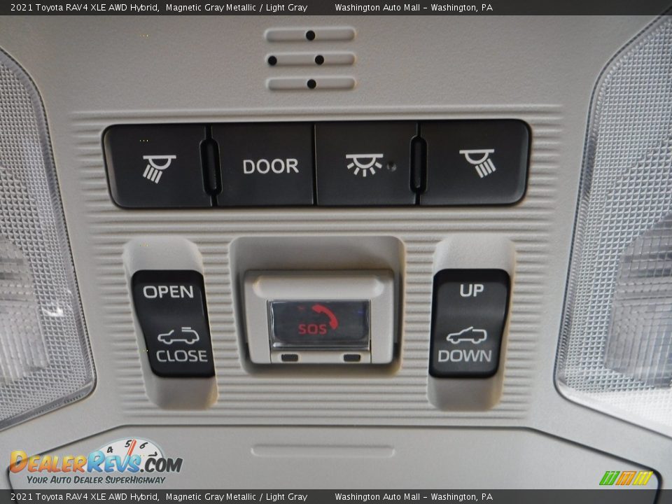 2021 Toyota RAV4 XLE AWD Hybrid Magnetic Gray Metallic / Light Gray Photo #5