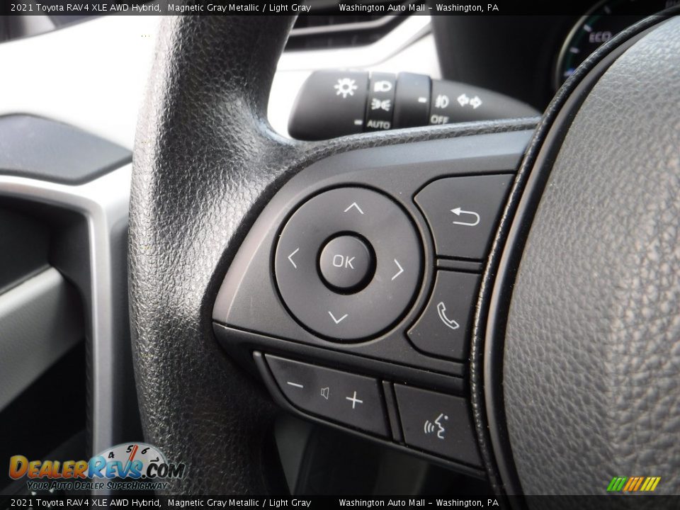 2021 Toyota RAV4 XLE AWD Hybrid Steering Wheel Photo #7