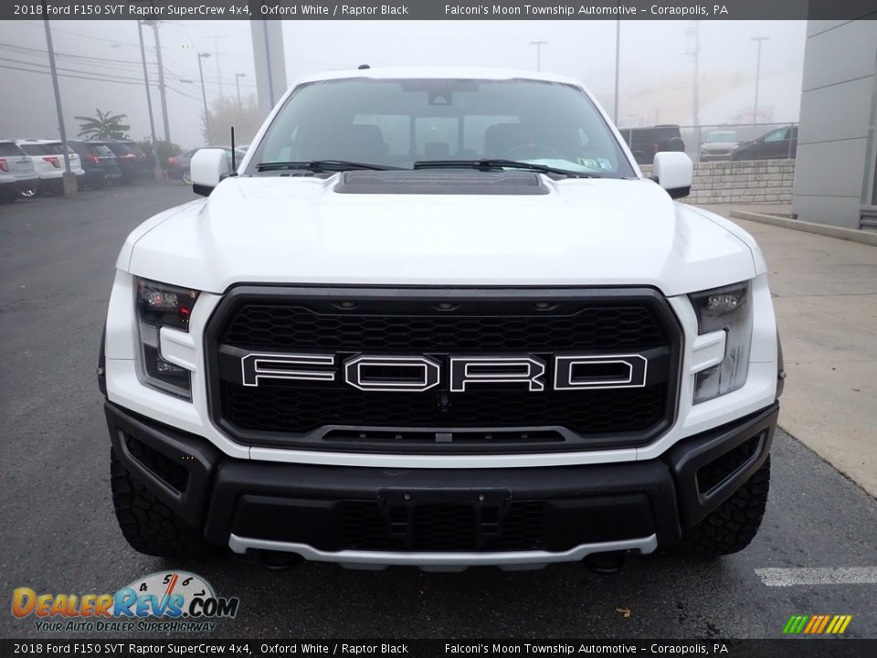 2018 Ford F150 SVT Raptor SuperCrew 4x4 Oxford White / Raptor Black Photo #7