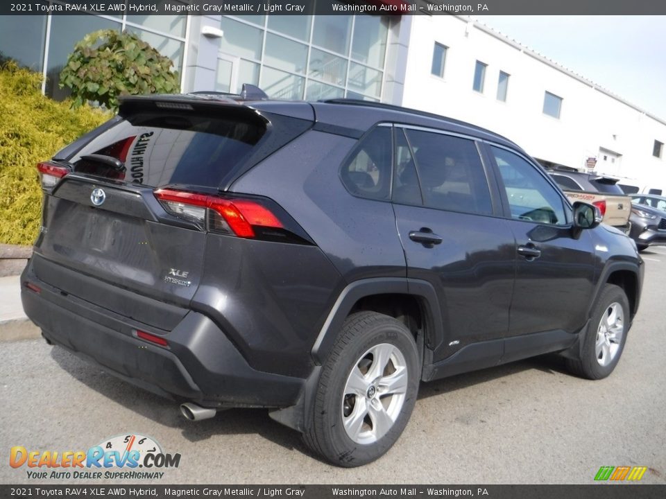 Magnetic Gray Metallic 2021 Toyota RAV4 XLE AWD Hybrid Photo #15