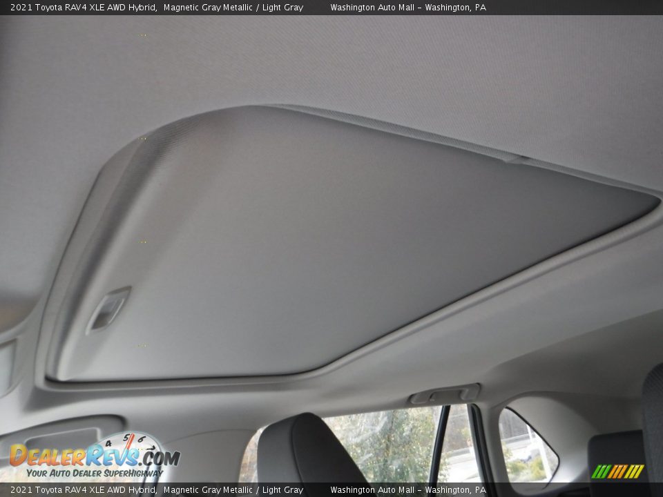 2021 Toyota RAV4 XLE AWD Hybrid Magnetic Gray Metallic / Light Gray Photo #16