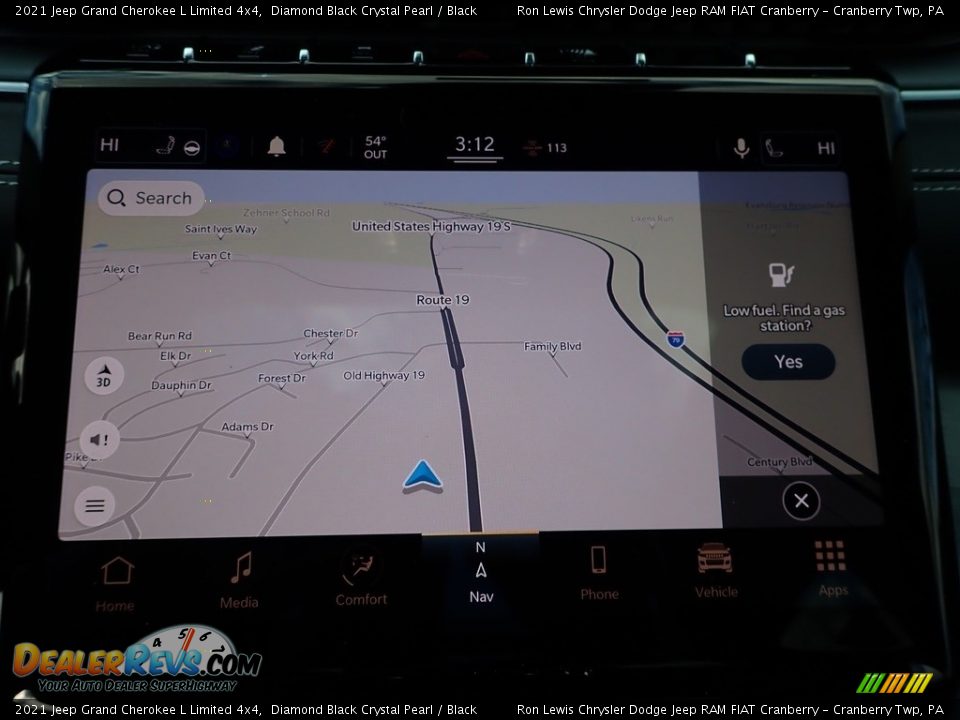 2021 Jeep Grand Cherokee L Limited 4x4 Diamond Black Crystal Pearl / Black Photo #18