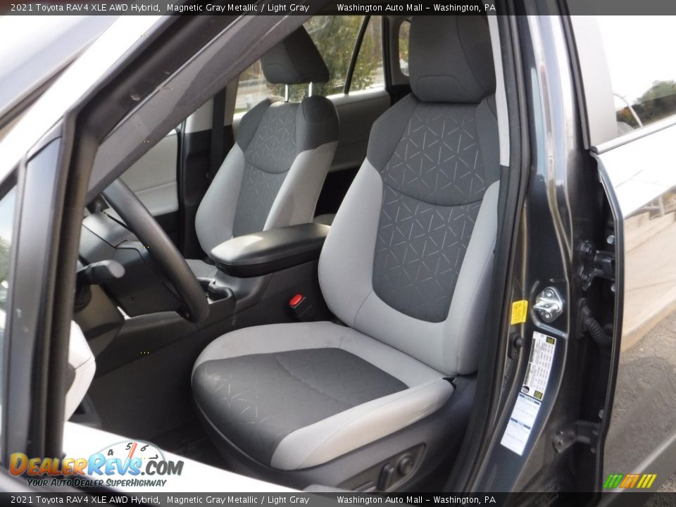 Front Seat of 2021 Toyota RAV4 XLE AWD Hybrid Photo #19