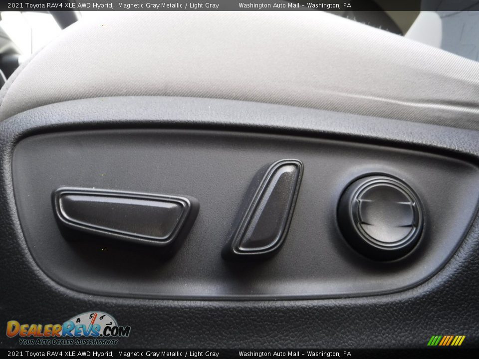 2021 Toyota RAV4 XLE AWD Hybrid Magnetic Gray Metallic / Light Gray Photo #20