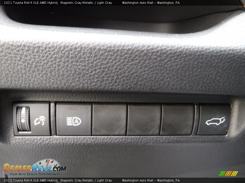 2021 Toyota RAV4 XLE AWD Hybrid Magnetic Gray Metallic / Light Gray Photo #21