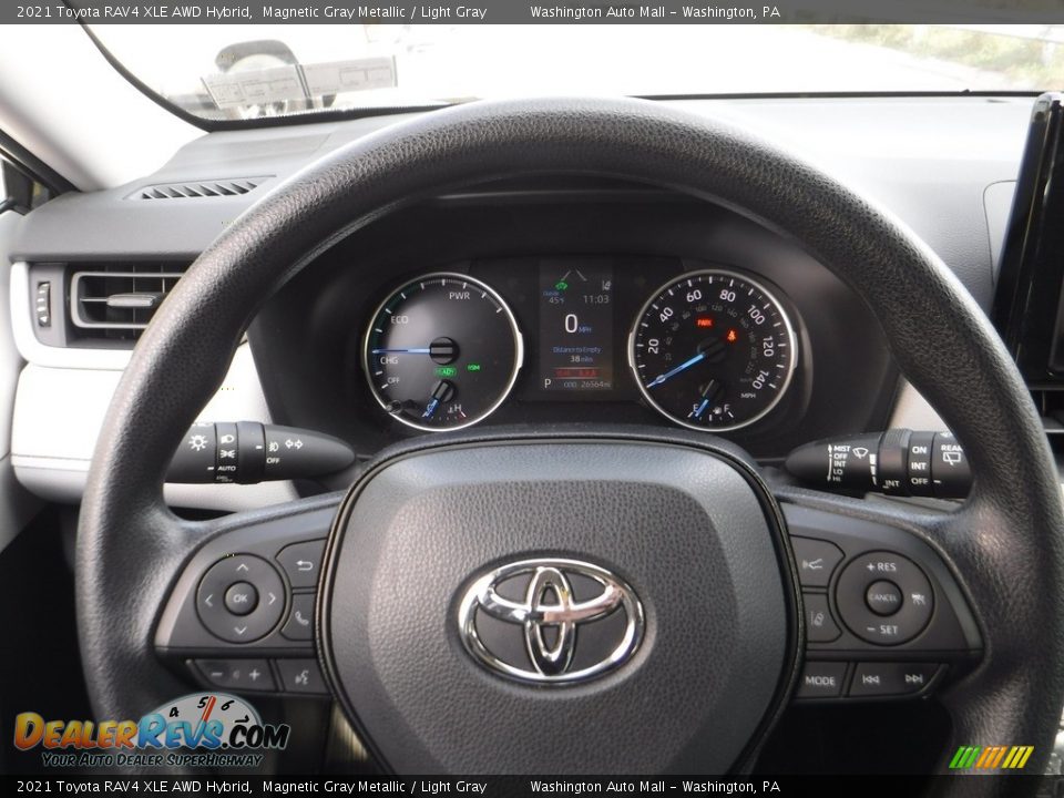 2021 Toyota RAV4 XLE AWD Hybrid Steering Wheel Photo #24