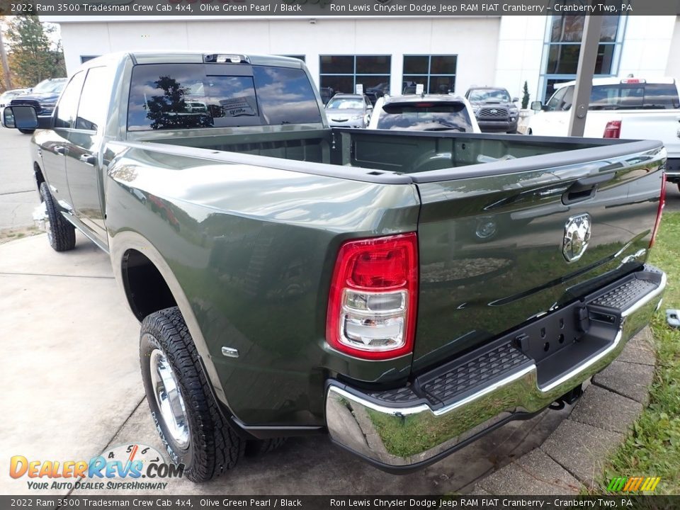 2022 Ram 3500 Tradesman Crew Cab 4x4 Olive Green Pearl / Black Photo #6