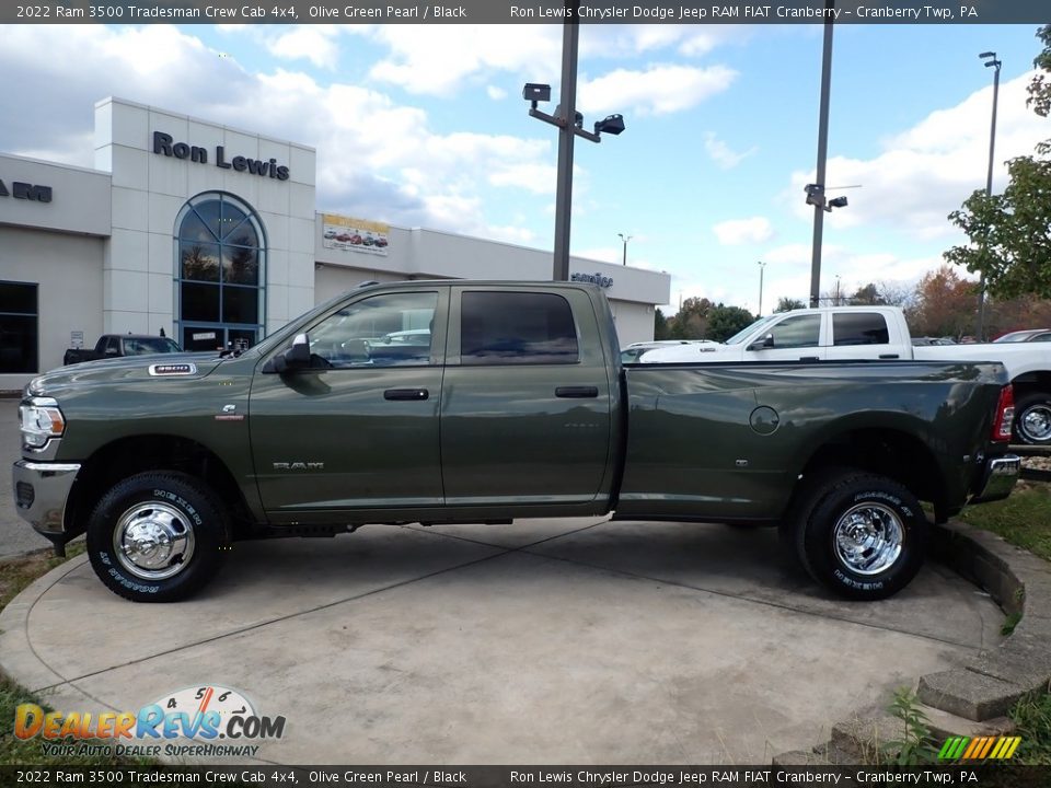 2022 Ram 3500 Tradesman Crew Cab 4x4 Olive Green Pearl / Black Photo #7