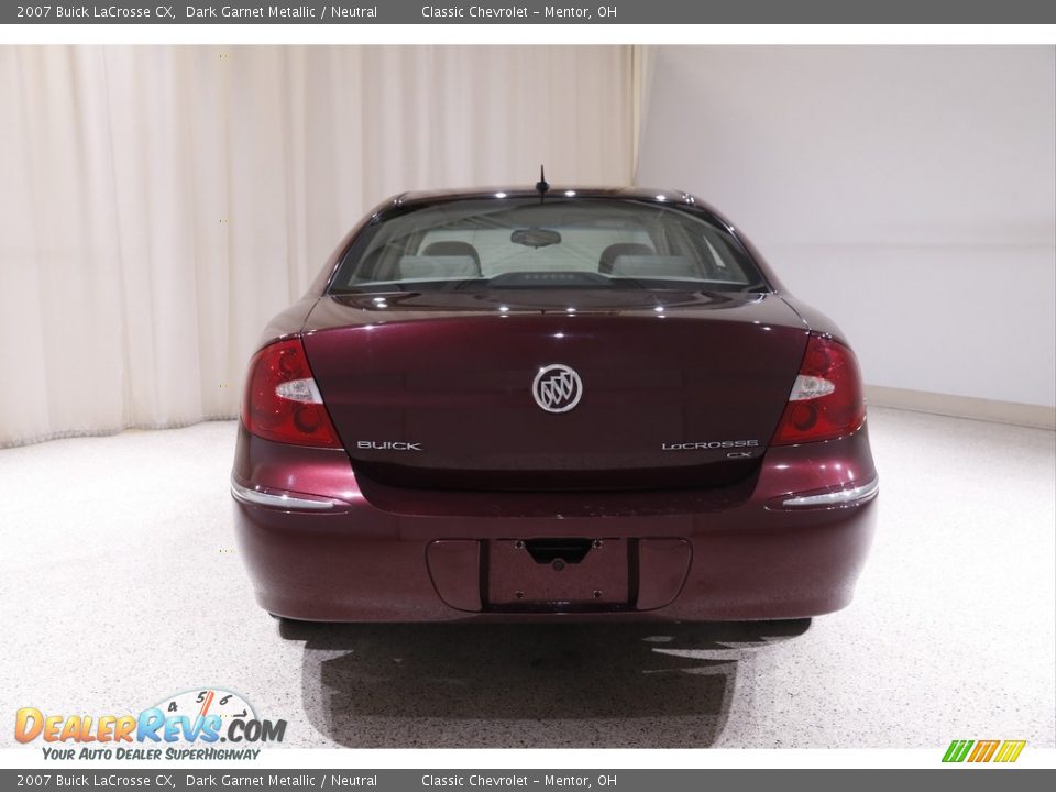 2007 Buick LaCrosse CX Dark Garnet Metallic / Neutral Photo #14