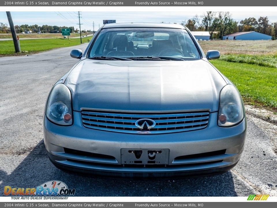 2004 Infiniti G 35 x Sedan Diamond Graphite Gray Metallic / Graphite Photo #9