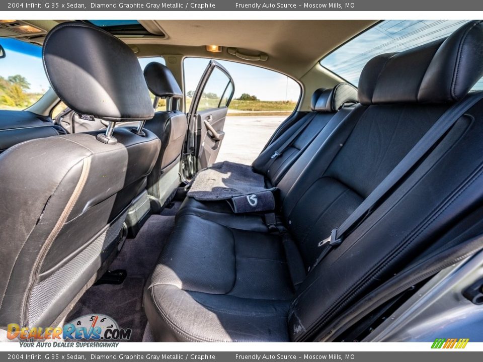 2004 Infiniti G 35 x Sedan Diamond Graphite Gray Metallic / Graphite Photo #22