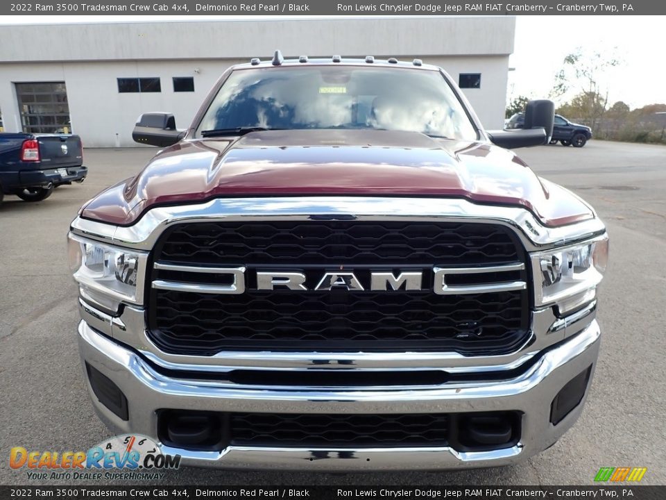 2022 Ram 3500 Tradesman Crew Cab 4x4 Delmonico Red Pearl / Black Photo #2