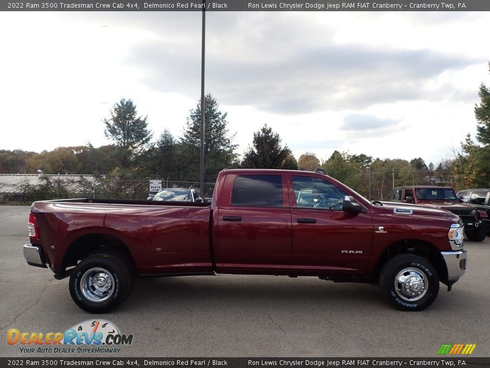 Delmonico Red Pearl 2022 Ram 3500 Tradesman Crew Cab 4x4 Photo #4