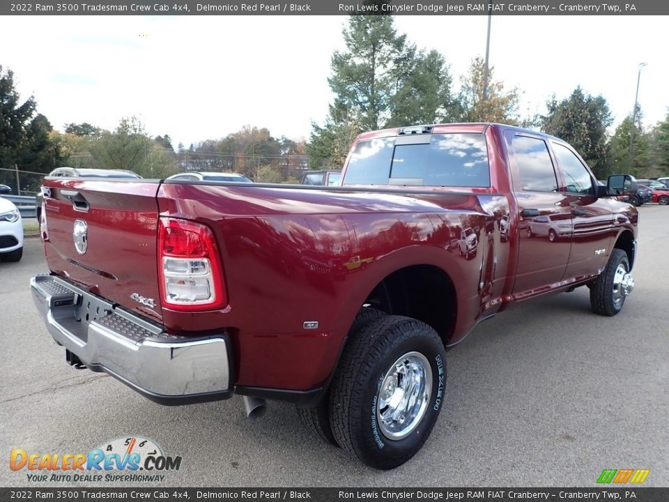 2022 Ram 3500 Tradesman Crew Cab 4x4 Delmonico Red Pearl / Black Photo #5