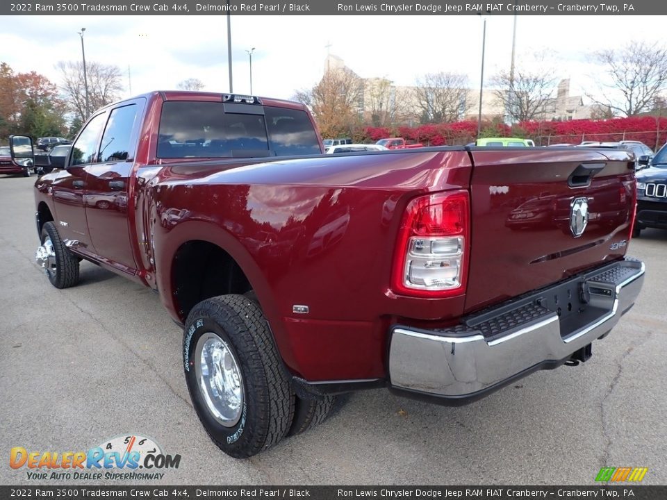 2022 Ram 3500 Tradesman Crew Cab 4x4 Delmonico Red Pearl / Black Photo #7