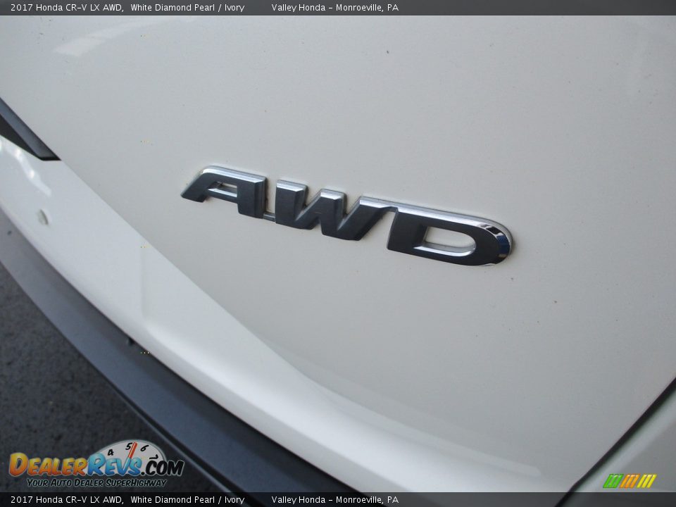 2017 Honda CR-V LX AWD White Diamond Pearl / Ivory Photo #6