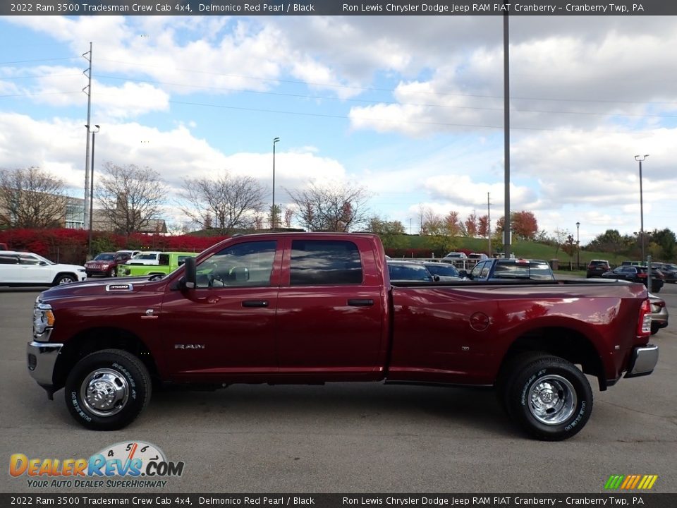 2022 Ram 3500 Tradesman Crew Cab 4x4 Delmonico Red Pearl / Black Photo #8