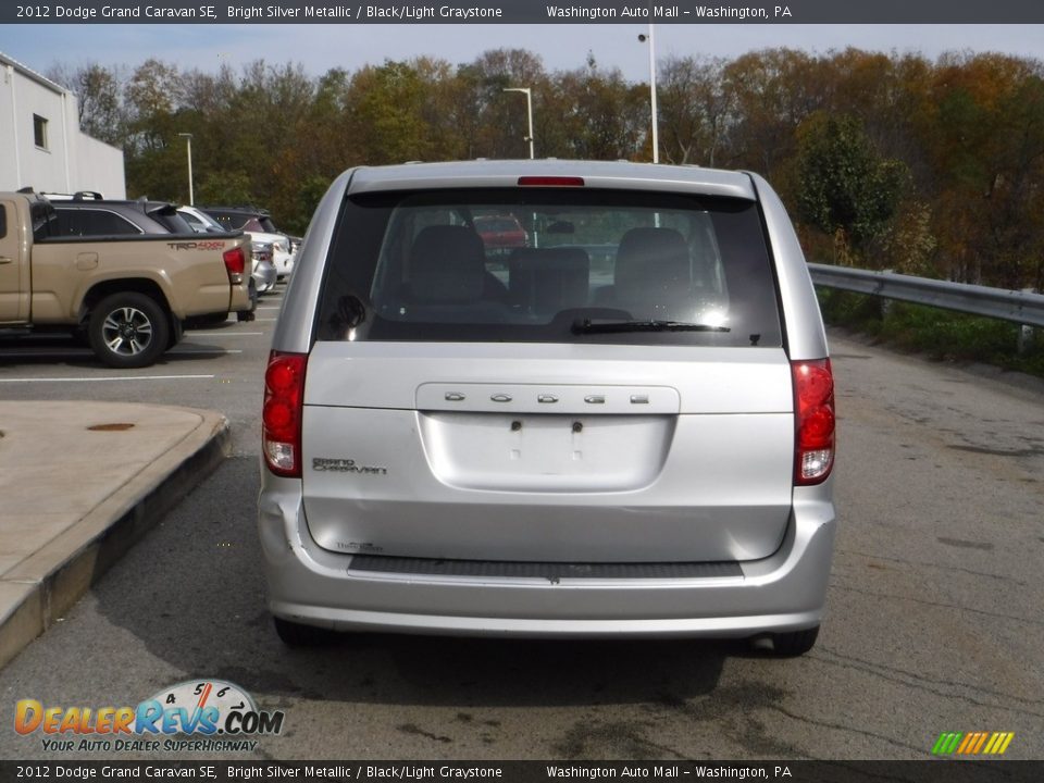 2012 Dodge Grand Caravan SE Bright Silver Metallic / Black/Light Graystone Photo #11