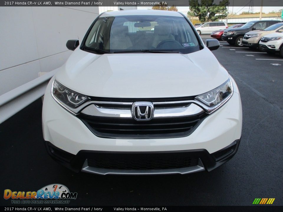 2017 Honda CR-V LX AWD White Diamond Pearl / Ivory Photo #9