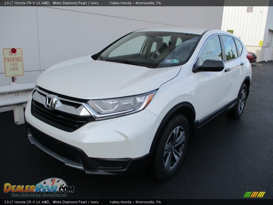 2017 Honda CR-V LX AWD White Diamond Pearl / Ivory Photo #10