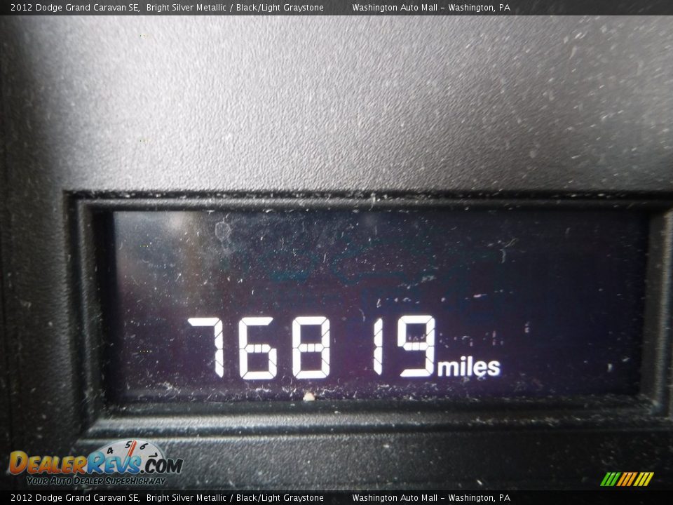 2012 Dodge Grand Caravan SE Bright Silver Metallic / Black/Light Graystone Photo #24
