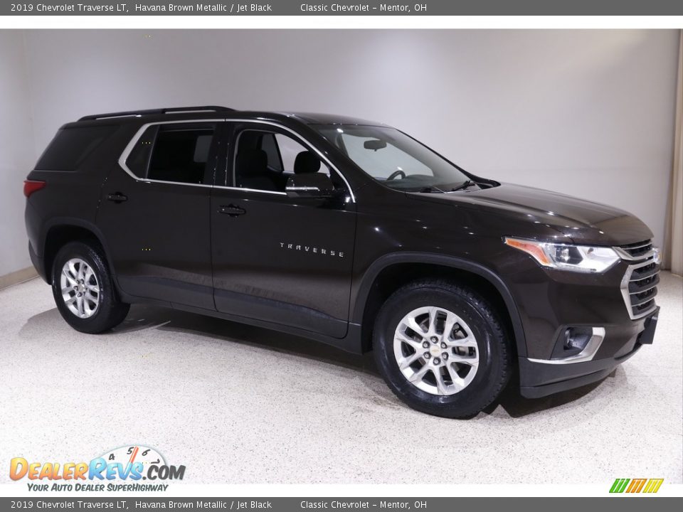 2019 Chevrolet Traverse LT Havana Brown Metallic / Jet Black Photo #1