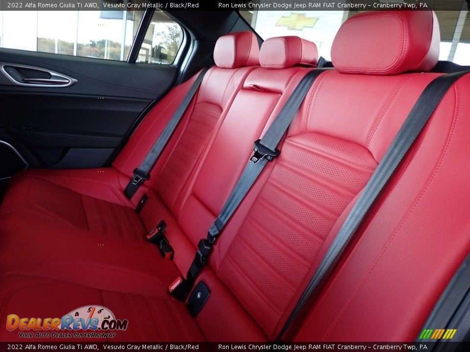 Rear Seat of 2022 Alfa Romeo Giulia Ti AWD Photo #13