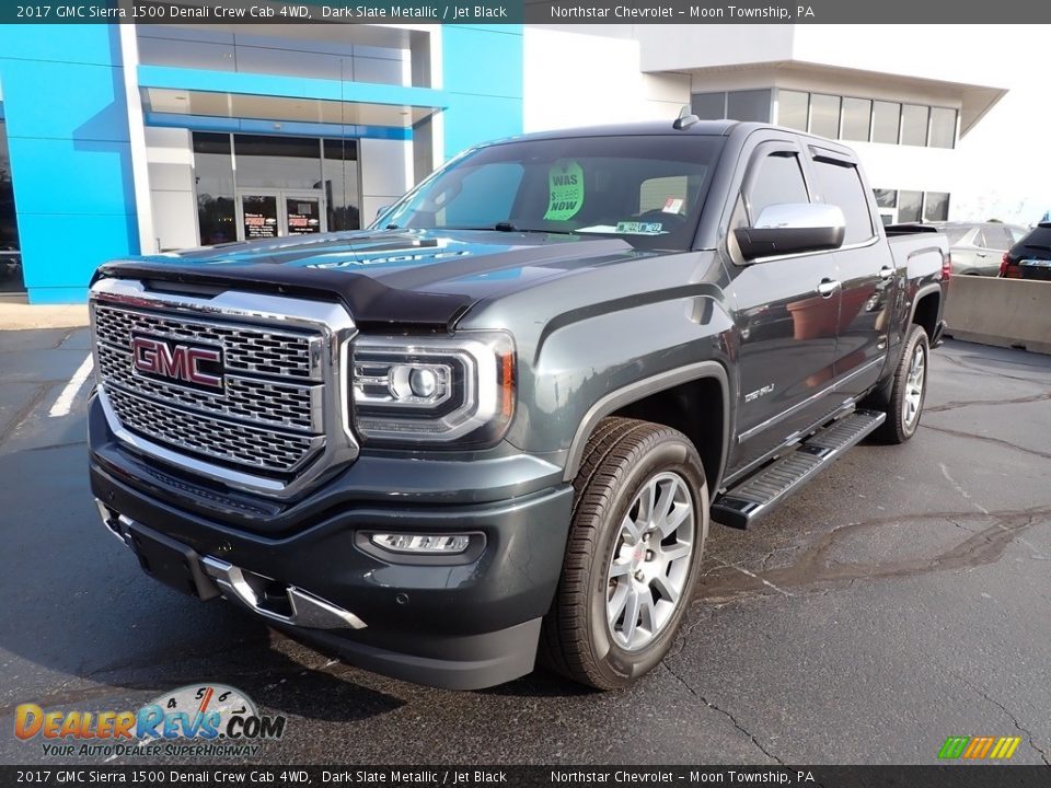 Dark Slate Metallic 2017 GMC Sierra 1500 Denali Crew Cab 4WD Photo #2