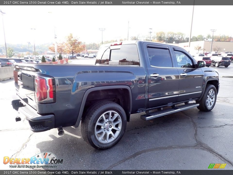 2017 GMC Sierra 1500 Denali Crew Cab 4WD Dark Slate Metallic / Jet Black Photo #8