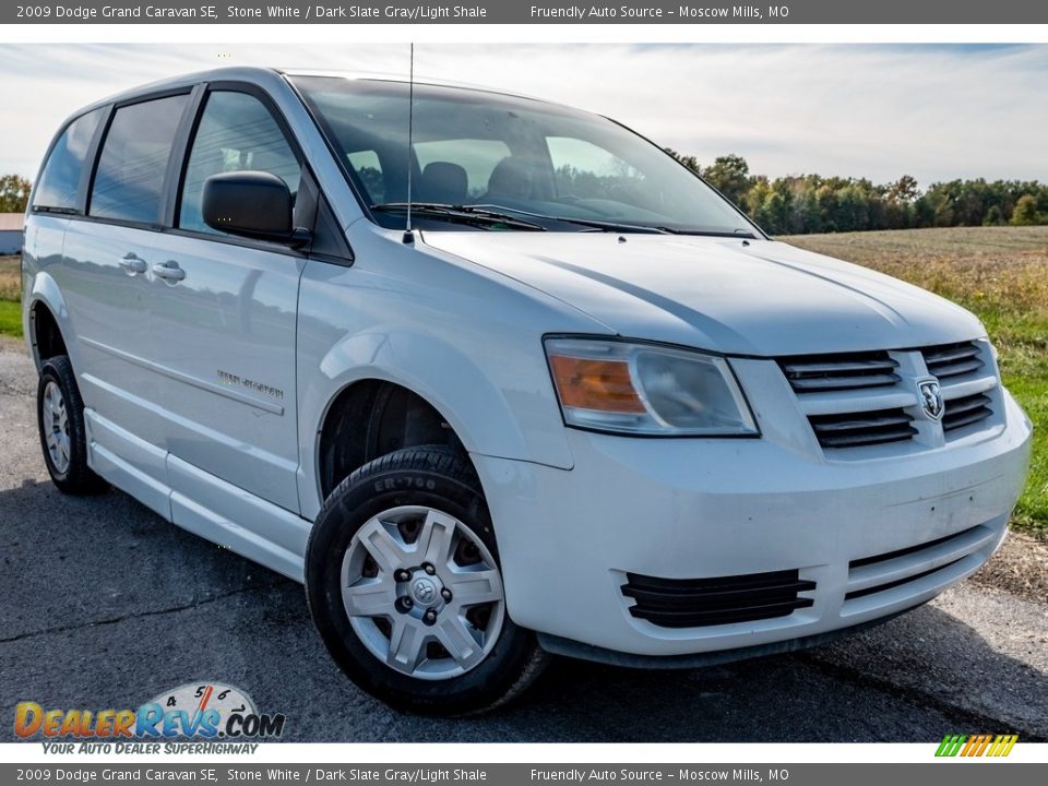 2009 Dodge Grand Caravan SE Stone White / Dark Slate Gray/Light Shale Photo #1