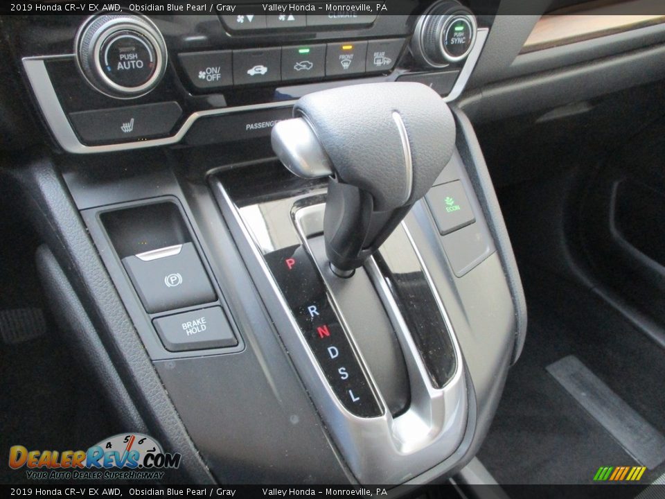 2019 Honda CR-V EX AWD Obsidian Blue Pearl / Gray Photo #18