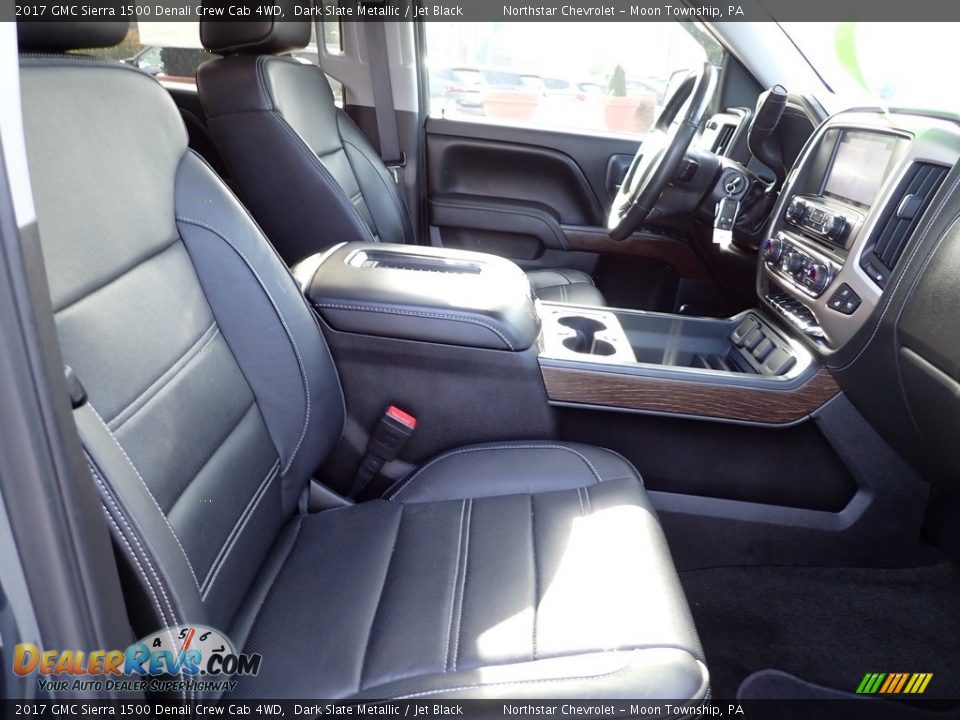 Front Seat of 2017 GMC Sierra 1500 Denali Crew Cab 4WD Photo #14