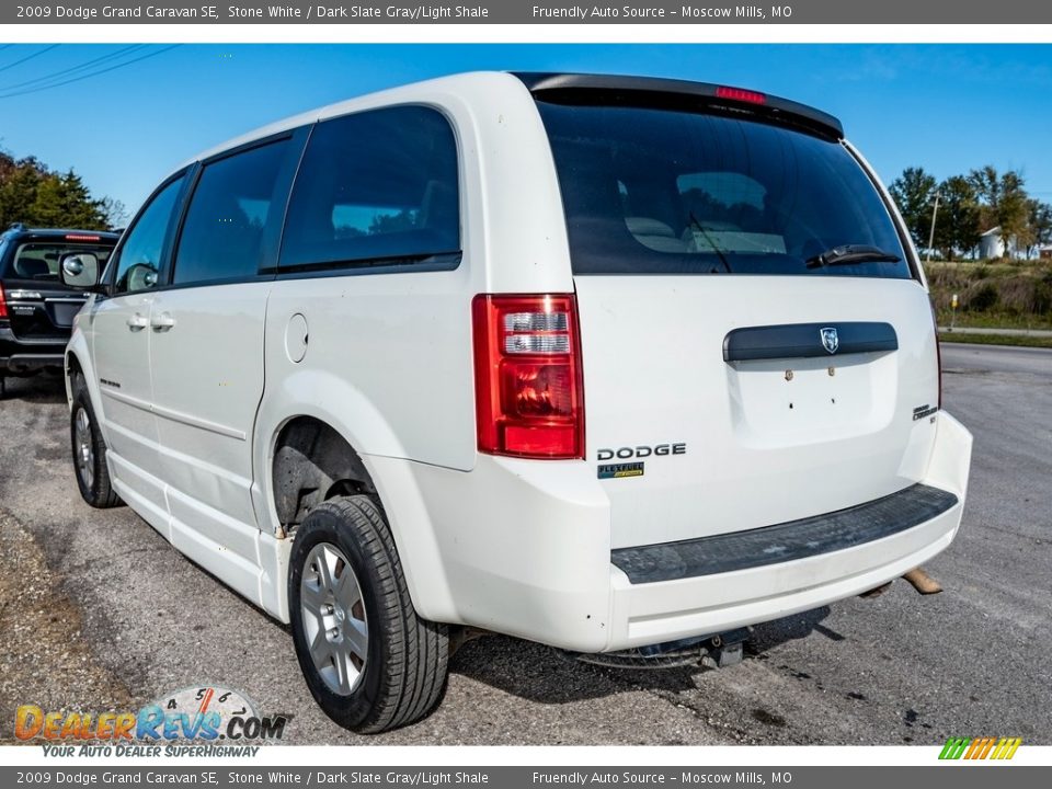 2009 Dodge Grand Caravan SE Stone White / Dark Slate Gray/Light Shale Photo #6