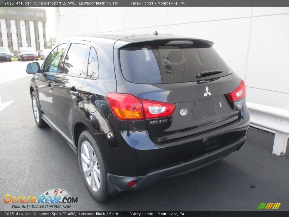 2015 Mitsubishi Outlander Sport ES AWC Labrador Black / Black Photo #3