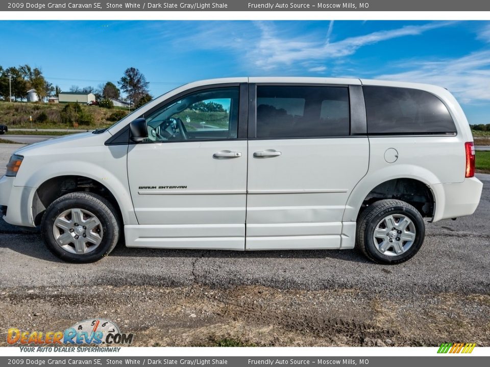2009 Dodge Grand Caravan SE Stone White / Dark Slate Gray/Light Shale Photo #7