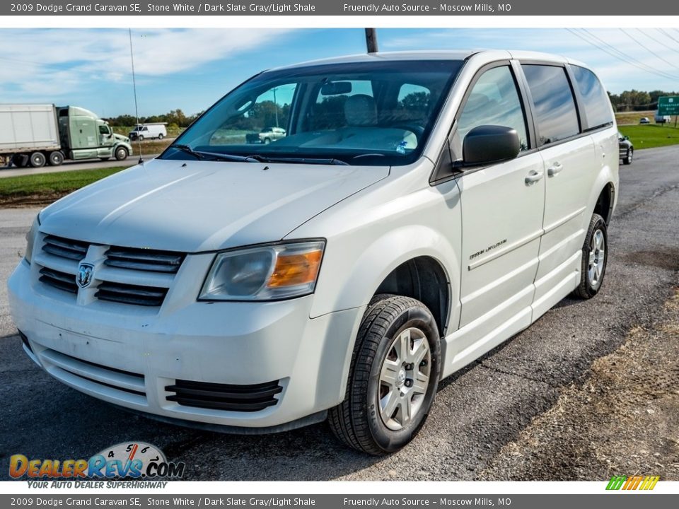 2009 Dodge Grand Caravan SE Stone White / Dark Slate Gray/Light Shale Photo #8