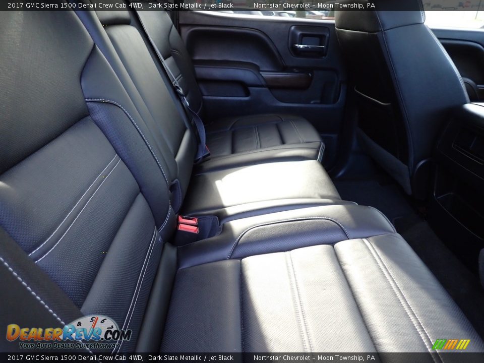 Rear Seat of 2017 GMC Sierra 1500 Denali Crew Cab 4WD Photo #18