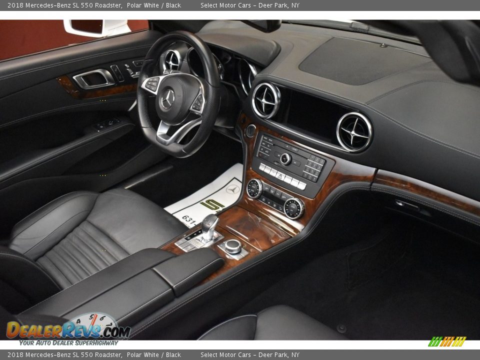 2018 Mercedes-Benz SL 550 Roadster Polar White / Black Photo #11